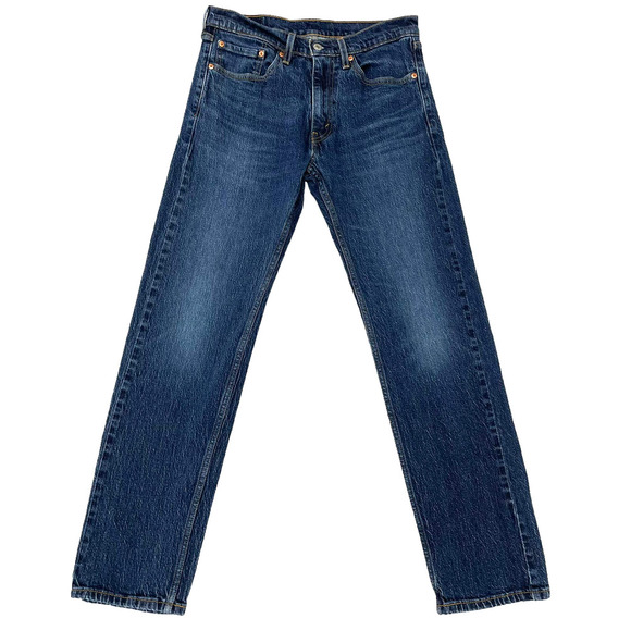 Levi’s Dark Wash Straight Leg Jeans Mens 31x32 - Picture 1 of 7